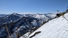 Still plenty of snow on N aspects in Desolation