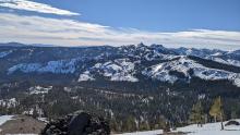 Looking south along the Sierra Crest