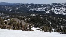 Large areas of bare ground are now exposed on the south facing slopes. 