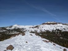 Looking at coverage on Castle and Basin Peak.