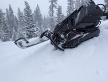 Old snow under the new was still quite soft and even with only 4-6" of new snow the riding was excellent 