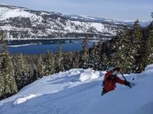 Investigating the avalanche crown. 