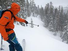 Another mostly filled in avalanche midway up Andesite. 