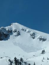 Steven's Peak avalanche as seen from the Hope Valley sno-park