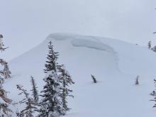 Large cornices along Andesite Peak.