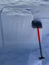 ECTN results on a wind-loaded test slope on Tamarack Peak.