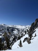 Looking across Emerald Point and into Desolation. 