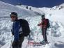 Skiers give the slide a little more perspective