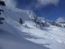 Small part of the cornice broke off  - far upper left of photo.