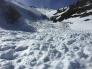 Looking up the slide path 1500 vertical feet. 