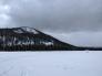 Convective snow showers moving in upon our departure around 1:30 pm.