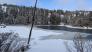 Tamarack Lake had ice all the way across but it looked pretty thin.