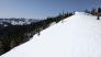 Good coverage and smooth surfaces exist on open E facing aspects on Andesite Ridge. 