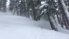 Gail force winds and blowing snow on Powderhouse 2.26.19