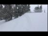 North East wind transporting snow on Powderhouse Peak